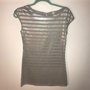 Silver bling dress